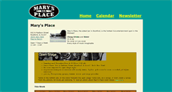 Desktop Screenshot of marysplacebar.net