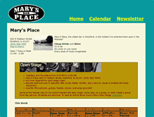 Tablet Screenshot of marysplacebar.net